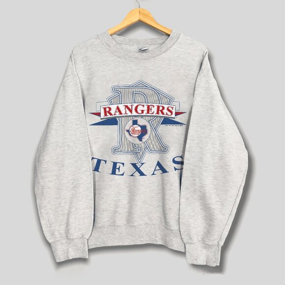 Vintage Texas Rangers Baseball Sweatshirt, Retro 90s MLB Texas Rangers Shirt Tee - Picture 1 of 2